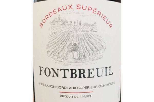 Bordeaux fontbreuil (75cl)