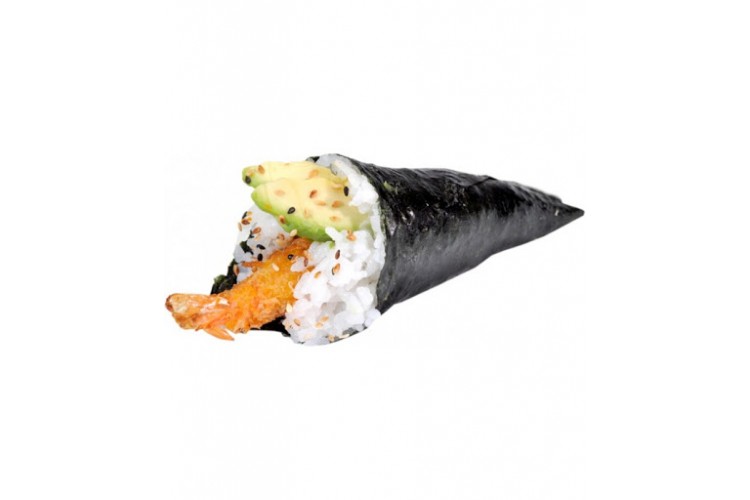Temaki tempura crevette avocat