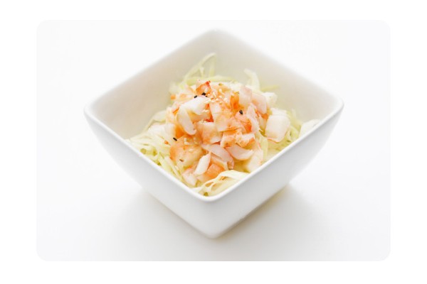 SALADE CHOUX CREVETTES AVOCAT